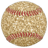 金ゴールドグリッター ソフトボール (裏面)