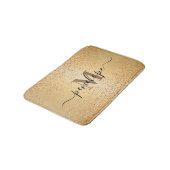 金ゴールドグリッター バスマット (アングル)