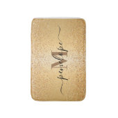 金ゴールドグリッター バスマット (正面縦)