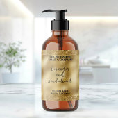 金ゴールドグリッター&フォイル化粧品ボトルラベル 長方形シール