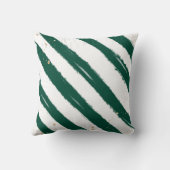 金ゴールドグリッター&フォレストグリーンパインツリークリスマス クッション (裏面)