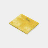 金ゴールドグリッター ポストイット (アングル)