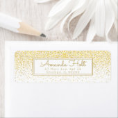 金ゴールドグリッター ラベル (インサイチュ)