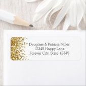 金ゴールドグリッター ラベル (インサイチュ)