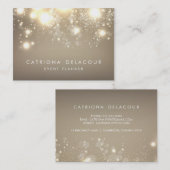 金ゴールドグリッター《写真》ぼけ味名刺 |ぽっちゃり 名刺 (正面/裏面)