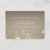 金ゴールドグリッター《写真》ぼけ味名刺 |ぽっちゃり 名刺 (裏面)