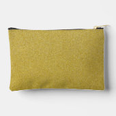 金ゴールドグリッター、輝き、グリッター背景 アクセサリーポーチ (裏面)