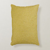 金ゴールドグリッター、輝き、グリッター背景 アクセントクッション (正面(垂直))