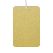 金ゴールドグリッター、輝き、グリッター背景 カーエアーフレッシュナー (正面)