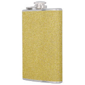 金ゴールドグリッター、輝き、グリッター背景 フラスク (左)