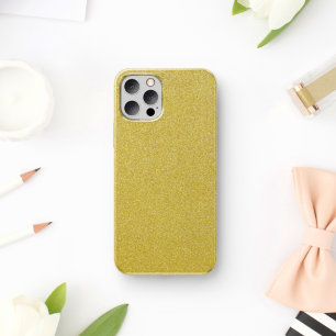 金ゴールドグリッター、輝き、グリッター背景 iPhone 11 ケース