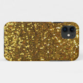 金ゴールドグリッター Case-Mate iPhoneケース (裏面(横))