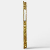 金ゴールドグリッター Case-Mate iPhoneケース (裏面 / 左)