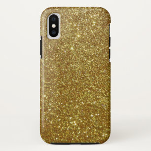 金ゴールドグリッター iPhone XSケース