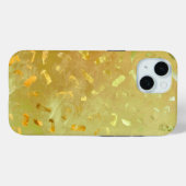 金ゴールドグリッター Case-Mate iPhoneケース (裏面 (横))