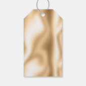 金ゴールドグリッツィヒョウ動物の釉薬 ギフトタグ (裏面)