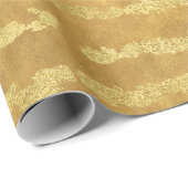 金ゴールドグリッツストライプ ラッピングペーパー (ロールコーナー)