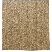 金ゴールドグリッツスパークルグラム シャワーカーテン (正面)