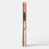 金ゴールドグリッツパームツリードリームピーチウォーターカラー Case-Mate iPhoneケース (裏面 / 右)