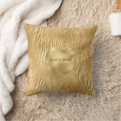 金ゴールドグリッツ クッション (ブランケット)