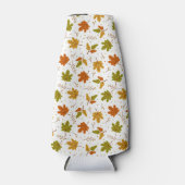 金ゴールドグリーンオレンジ紅葉 ボトルクーラー (正面)