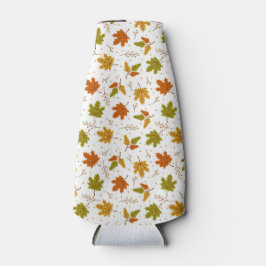 金ゴールドグリーンオレンジ紅葉 ボトルクーラー