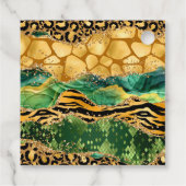 金ゴールドグリーンサファリゲートSweet sixteenありがとう フェイバータグ (裏面)