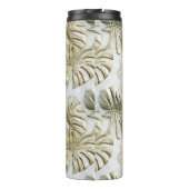 金ゴールドグリーントロピカル離れサージ タンブラー (裏面)