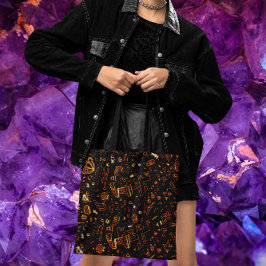 金ゴールドグリーンブラックグルービー トートバッグ