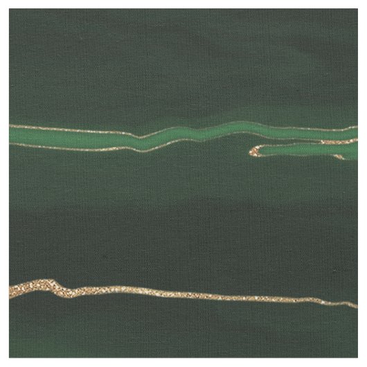 金ゴールドグリーンマーブル抽象芸術絵画ズ ファブリック (クローズアップ)