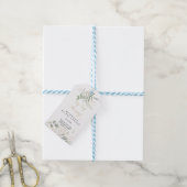 金ゴールドグリーンリーフシップホレーブライダルシャワー ギフトタグ (より糸付き)