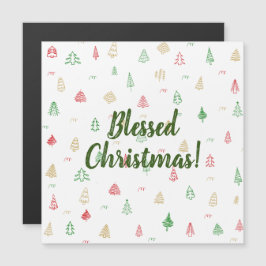 金ゴールドグリーンレッドクリスマスツリーパターン