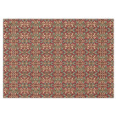 金ゴールドグリ離れーンREDホリデーテーブルクロス テーブルクロス (正面(横))