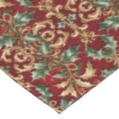 金ゴールドグリ離れーンREDホリデーテーブルクロス テーブルクロス (アングル)