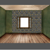 金ゴールドグレイナイトブルークラシックアイリスヴィンテージ タイル