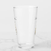 金ゴールドグレイハウンドエレガントドモノグラムの タンブラーグラス (左)