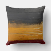 金ゴールドグレーとマルサラのグラデーション クッション (裏面)