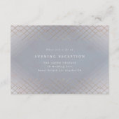 金ゴールドグレーエレガンスダイアモンドジオデコ結婚ズ エンクロージャーカード (正面)