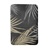 金ゴールドグレーパーム葉ズドリーム1 バスマット (正面縦)