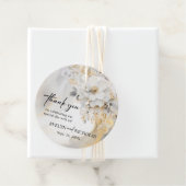 金ゴールドグレーフローラ牡丹結婚花の感謝 フェイバータグ (インサイチュ)