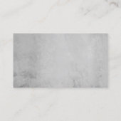 金ゴールドグレーロイヤリティパンチカード名刺 ロイヤリティカード (裏面)