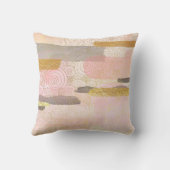 金ゴールドグレー&ライトピンク  クッション (裏面)