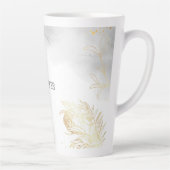 金ゴールドグローオンマーブル カフェラテマグ (右)