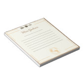 金ゴールドグローブ先生 ノートパッド (アングル)