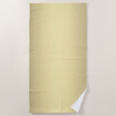 金ゴールドグロー ビーチタオル (正面)