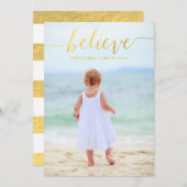 金ゴールドグ信じラムホリディフォトカード シーズンカード (正面/裏面)