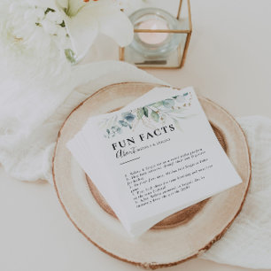 金ゴールドグ葉リービアおもしろい事実結婚の スタンダードカクテルナプキン