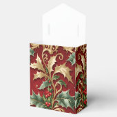 金ゴールドグ離れリード赤クリスマスホリデーギフトボックス フェイバーボックス (オープン)