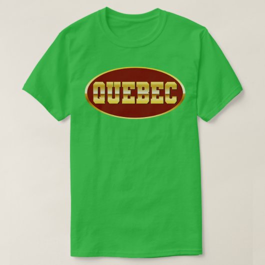 金ゴールドケベック Tシャツ (デザイン正面)