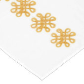 金ゴールドケルト結び目模様14x72テーブルランナー ショートテーブルランナー (コーナー)